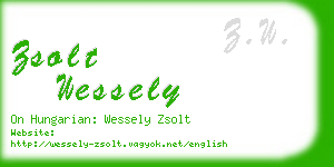 zsolt wessely business card